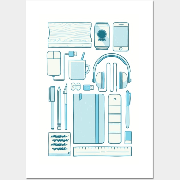 Designers Toolkit Wall Art by jetpacksandrollerskates